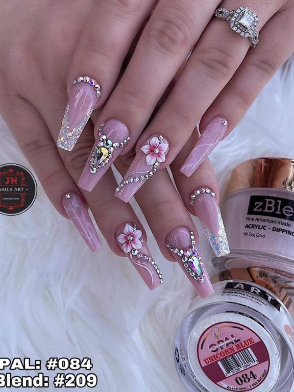flowers nail (5)